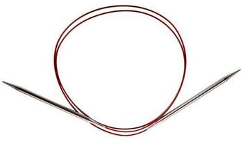 ChiaoGoo 47" (119cm) Red Lace (Stainless Steel) Circular Knitting Needles Size-US-0-(2mm) (CG7047-0)