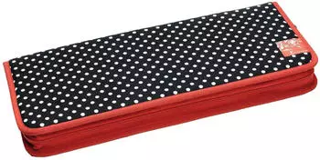 Prym Stricknadeletui Polka Dots schwarz/weiß (612181)
