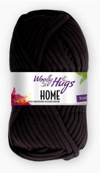 Woolly Hugs Home Garn für Home-Accessoires und Deko 60% Baumwolle 40% Polyamid 100g Schwarz
