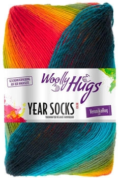 Woolly Hugs Year Socks 75 % Schurwolle; 25% Polyamid 17