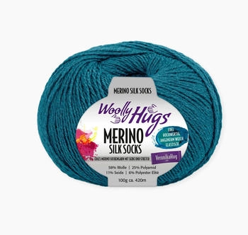 Woolly Hugs Merino Silk Socks 58% Schurwolle 25% Polyamid 11% Seide 6% Polyester Elite 266
