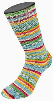 Lana Grossa Landlust Die Sockenwolle – bunte Bänder 711 hellblau/gelb/maigrün/jeans/ecru/lachsorange/dunkelfuchsia gestreift/mit jacquard (18290711) Lana Grossa Landlust Die Sockenwolle – bunte Bänder 711 hellblau/gelb/maigrün/jeans/ecru/lachsorange/dunkelfuchsia gestreift/mit jacquard (18290711)