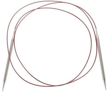 ChiaoGoo Circular Knitting Needle Edelstahl Silver Red 8/5mm (7060-8)