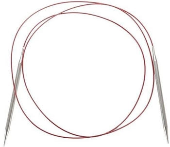 ChiaoGoo Circular Knitting Needle Edelstahl Silver Red One Size (7060-1)
