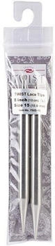 ChiaoGoo Twist Lace Edelstahl (13cm 10.00mm) Auswechselbare Stricken Nadel Tips 2-Stk. (CG7505-15)