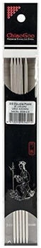 ChiaoGoo Double Point Edelstahl Stricknadeln-5/pkg-size 2,5/3mm mehrfarbig (6008W-2.5)