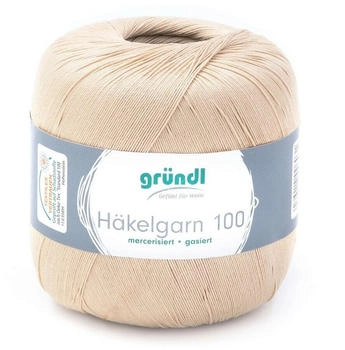 Gr&uuml;ndl H&auml;kelgarn 100 sand