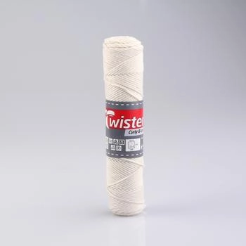 Twister Curly 8 uni weiß