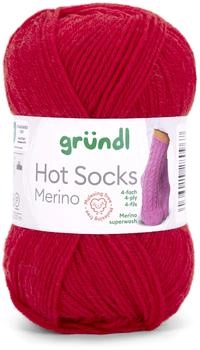 Gr&uuml;ndl Hot Socks 16 feuerrot
