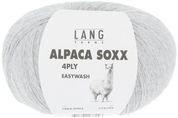 Lang Yarns Alpaca Soxx 4-fach 0003 hellgrau melange