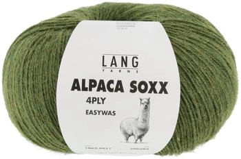 Lang Yarns Alpaca Soxx 4-fach 0017 grün melange