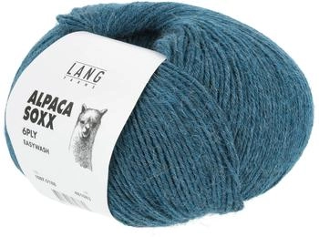 Lang Yarns Alpaca Soxx 6-fach 0188 petrol hell melange