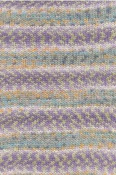 Wooladdicts by Lang Yarns Artsy 0009 purple green orange blue