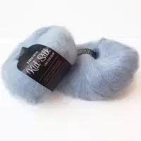Mohair und Seide Garn Drops Kid-Seide, 0 oder Spitze, 2-lagig, 25,5 g 230 Meter pro
