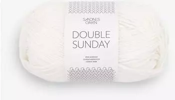 Sandnes Garn Double Sunday 1001 hvit