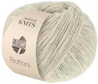 LANA GROSSA Bottoni | Baumwoll-Viskosegemisch mit Merinofasern | Handstrickgarn aus