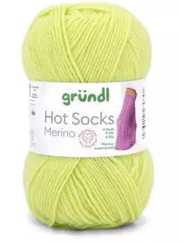 Gr&uuml;ndl Hot Socks Merino 07 limette