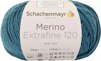 Schachenmayr Merino Extrafine 120 meerblau-meliert