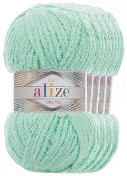 Alize Softy Plus Baby 15 wei&szlig;gr&uuml;n