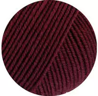 Lana Grossa Cool Wool Uni/M&eacute;lange 2124 - dunkles Rosenrot