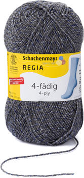 Regia 4-fädig 50 g grau mouliné (00525)