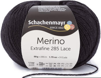 Schachenmayr Merino Extrafine 285 Lace schwarz (00599)