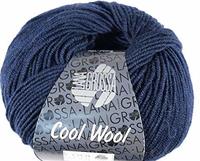 Lana Grossa Cool Wool 2000 414 Nachtblau 50g