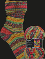 Opal Sockengarn Hundertwasser III - 4 Fach 750 Blinde Venus