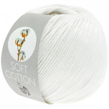 Lana Grossa Soft Cotton 10 weiß