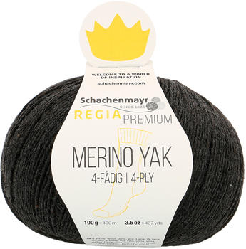 Regia Premium Merino Yak anthrazit meliert