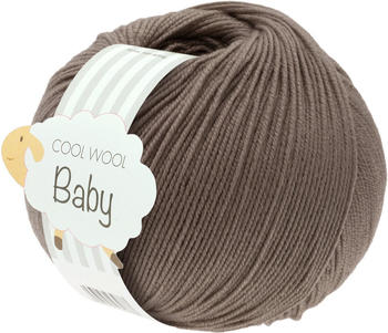 Lana Grossa Cool Wool Baby 211 graubraun