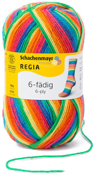 Schachenmayr Regia 6-fädig Color 150 g 06367 rainbow