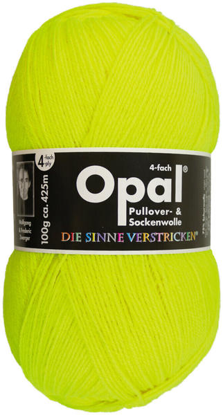 Opal Uni 4-fach neon-gelb (2021)
