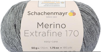 Schachenmayr Merino Extrafine 170 mittelgrau meliert (00092)