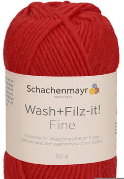 Schachenmayr Wash+Filz-it! Fine red (00119)
