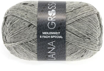 Lana Grossa Meilenweit 150 6-fach 8972 grau meliert