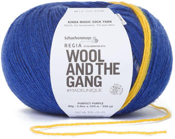 Regia Wool and the Gang Kinda Magic Sock Yarn 06457 purrfect purple