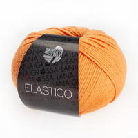LANA GROSSA Elastico | Baumwoll-Klassiker mit leichtem Stretchanteil | Handstrickgarn
