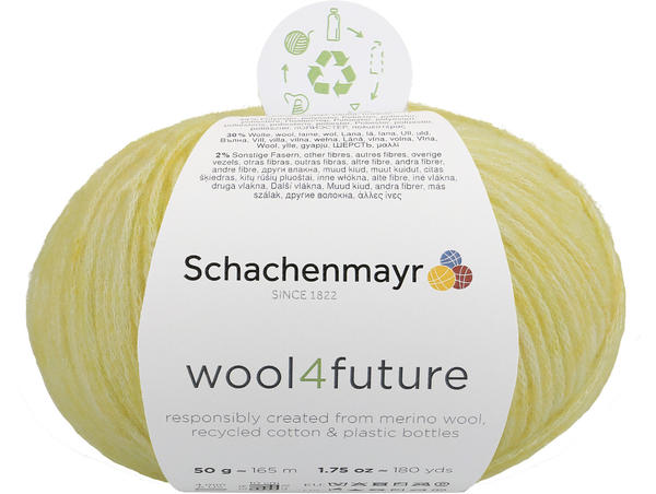 Schachenmayr wool4future pale yellow (00020)