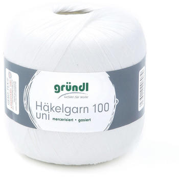 Gr&uuml;ndl H&auml;kelgarn 100 wei&szlig;