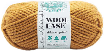 Lion Brand Wool-Ease Thick & Quick mustard