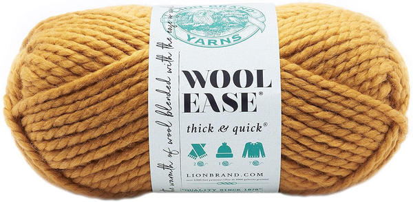 Lion Brand Wool-Ease Thick & Quick mustard