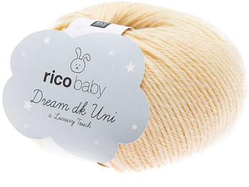 Rico Design Baby Dream dk Uni A Luxury Touch 50 g creme
