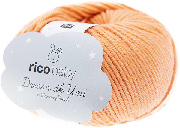 Rico Design Baby Dream dk Uni A Luxury Touch 50 g apricot