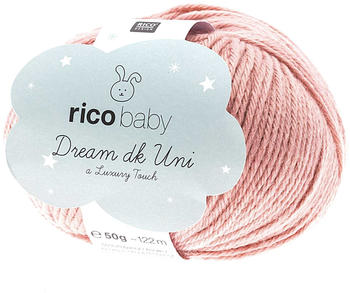 Rico Design Baby Dream dk Uni A Luxury Touch 50 g altrosa
