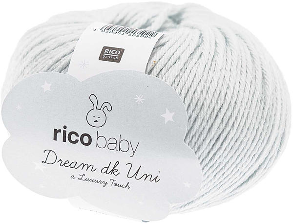 Rico Design Baby Dream dk Uni A Luxury Touch 50 g hellblau