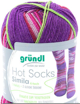 Gründl Hot Socks Simila violett-rotlila-flieder-fuchsia-rost