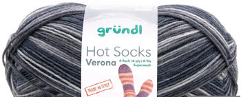 Gründl Hot Socks Verona 4-fach hellgrau-grau-meliert