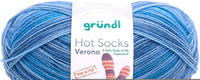 Gründl Hot Socks Verona 4-fach hellblau-blau-meliert