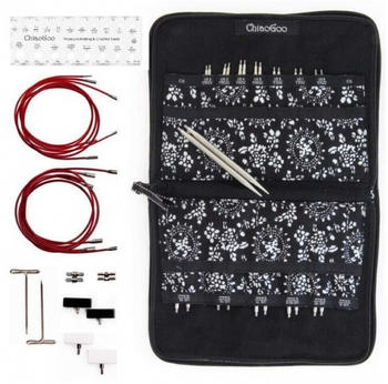 ChiaoGoo Twist Red Lace Interchangeable Knitting Needle 5" Tip Set (7500-L)